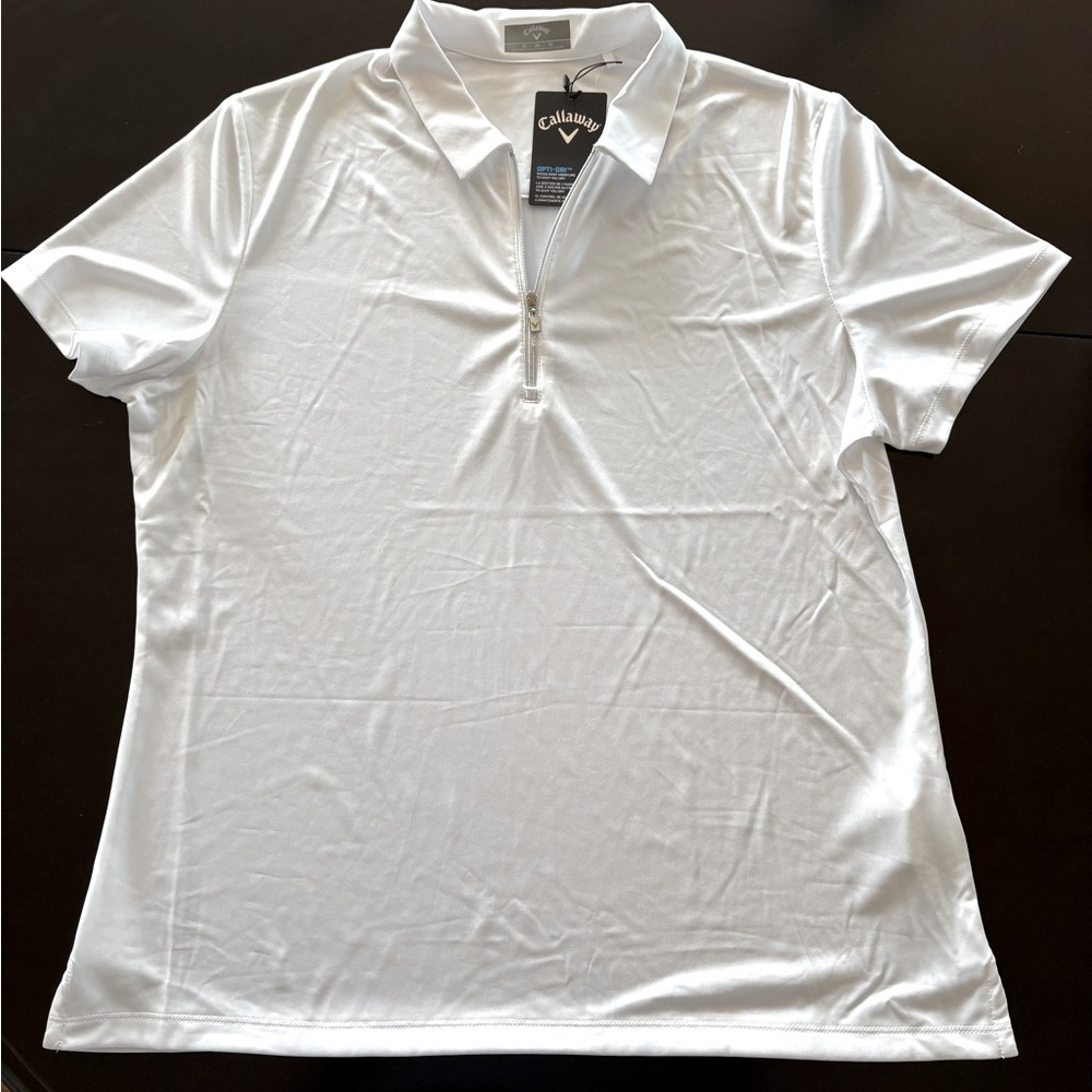 Callaway Classic White Golf Polo